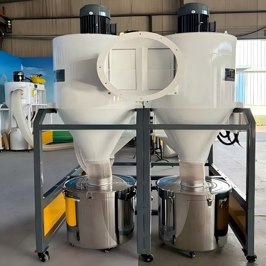 Защо двуциклонният дървесен прахоуловител е оптималното решение за събиране на дървесен чипс при груба обработка на дървесина?